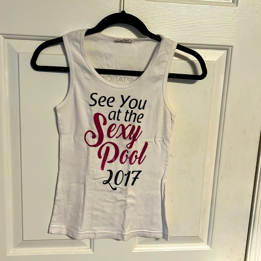 Temptation Cancun Resort 2017 “meet you at the sexy pool” tank top